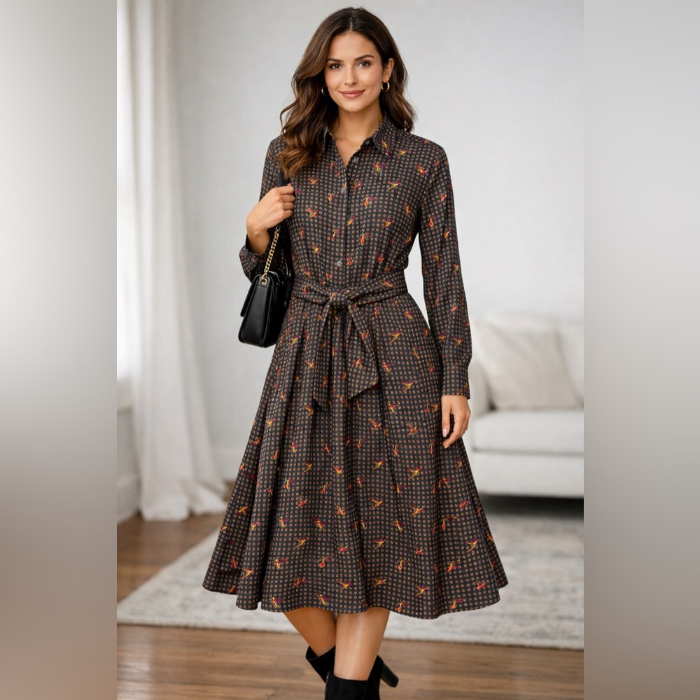 🌿 NEW Brooks Brothers Supima Cotton Shirt Dress | Size 4 | New Never Worn